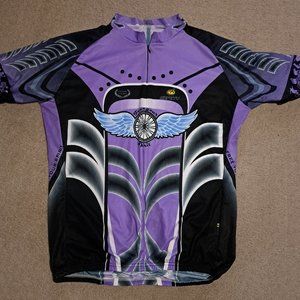cycling shirt - purple